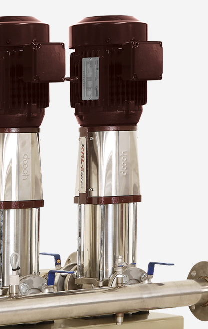 Hệ thống bơm tăng áp tích hợp biến tần, tủ điện