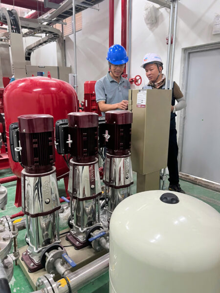 LOTTE GLOBAL LOGISTICS DONG NAI CENTER – TESTING RUN, ACCEPTANCE FOR BOOSTER PUMP SYSTEM